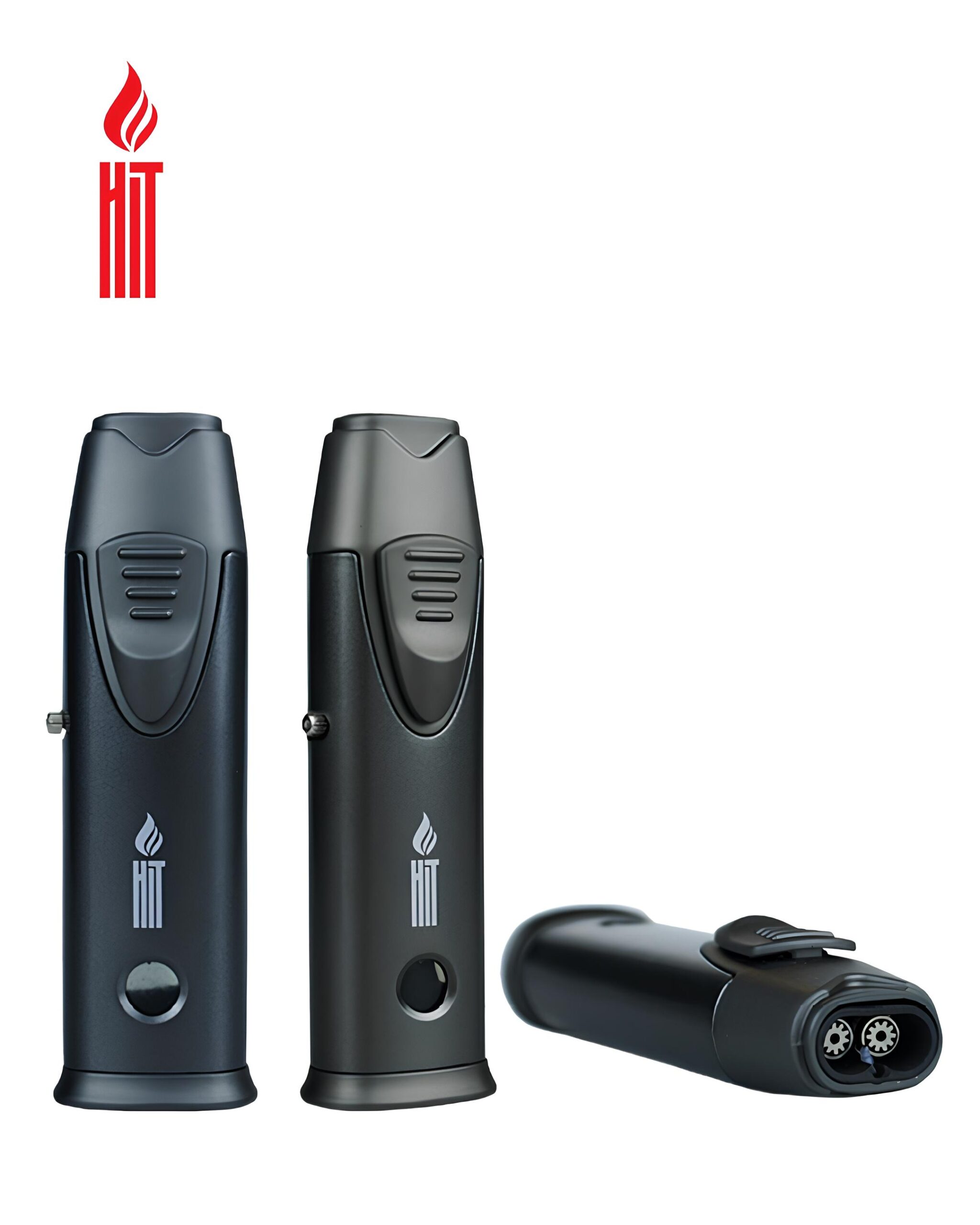 ACENDEDOR HIT PREMIUM BULLET METAL CINZA UN