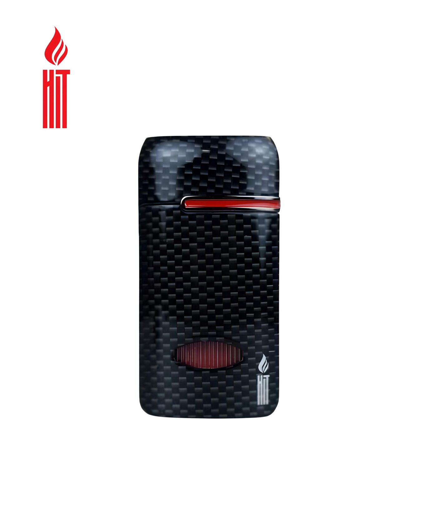 ACENDEDOR HIT PREMIUM CARBONO METAL PRETO UN