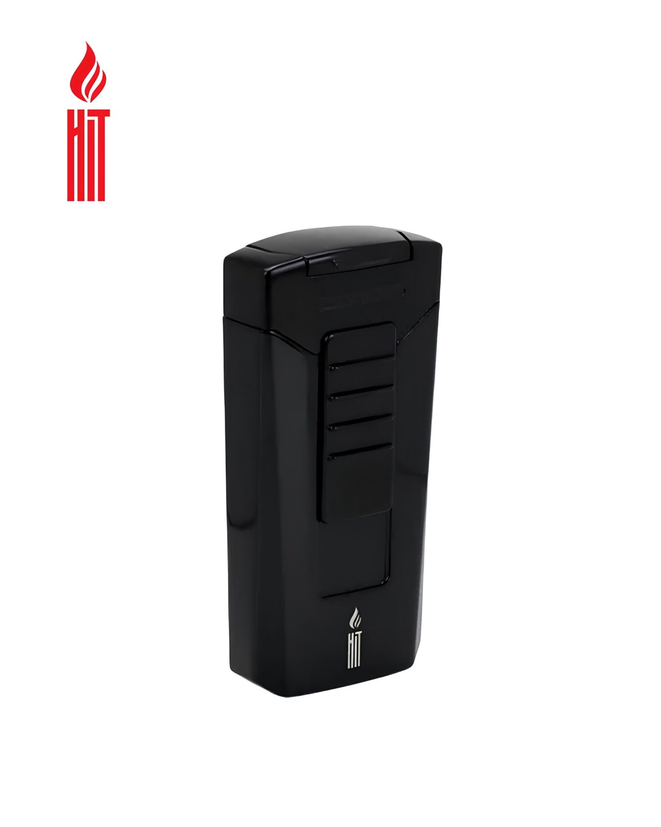ACENDEDOR HIT PREMIUM DOUBLE JAT METAL PRETO UN