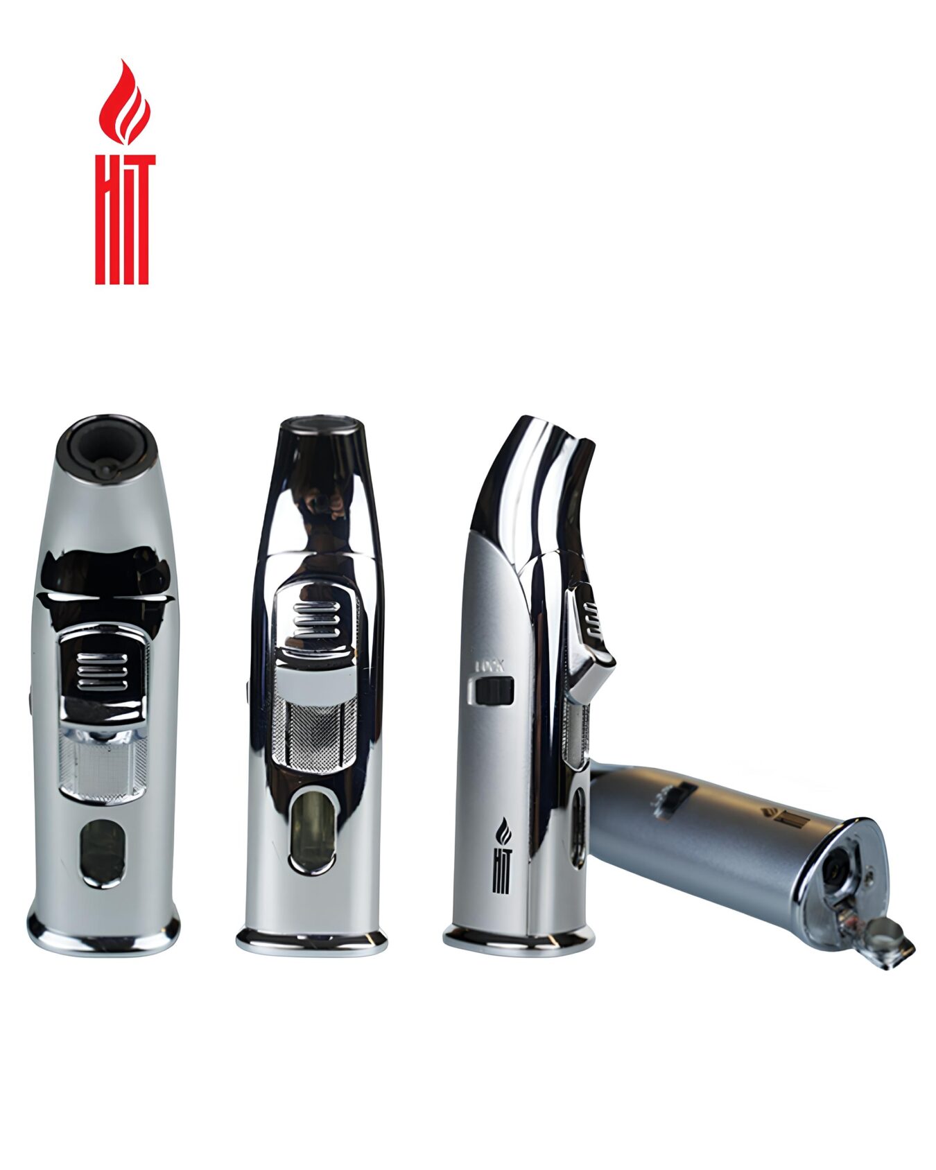ACENDEDOR HIT PREMIUM GOOSE METAL CROMADO UN
