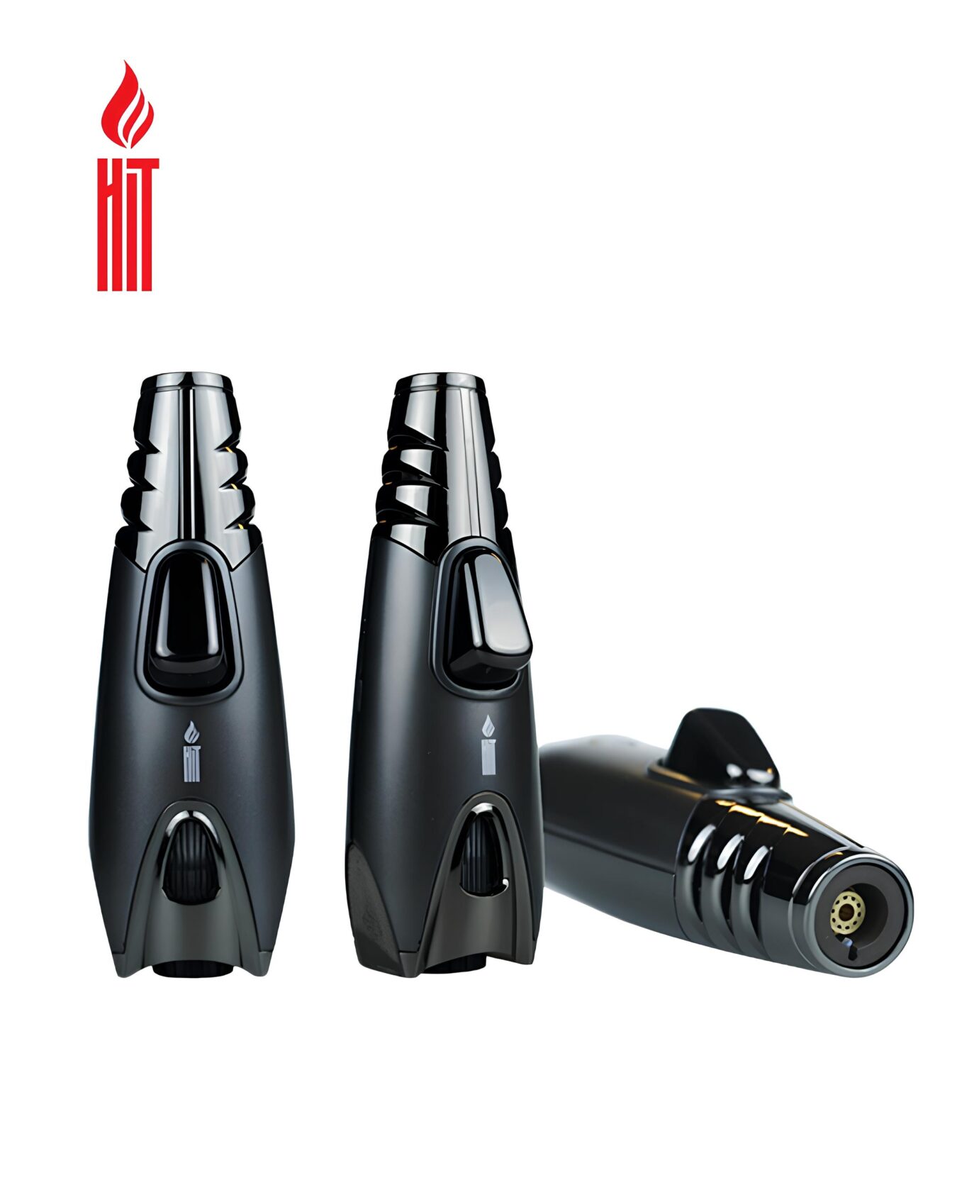 ACENDEDOR HIT PREMIUM ONE METAL PRETO UN