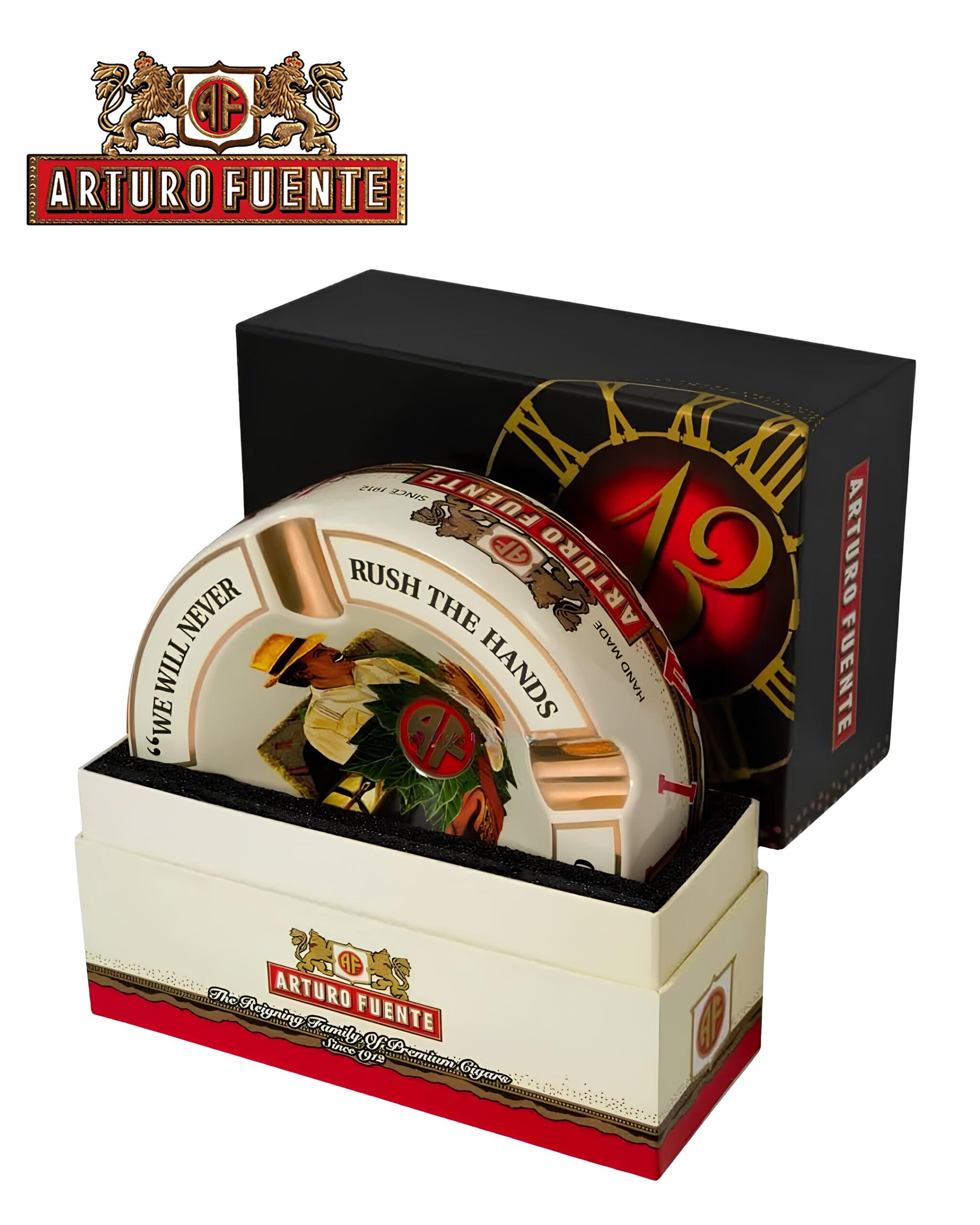 CINZEIRO CHARUTO ARTURO FUENTE CERAMIC CREME UN