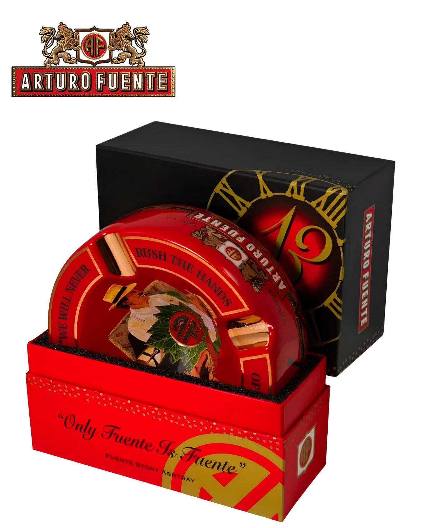 CINZEIRO CHARUTO ARTURO FUENTE CERAMIC VERMELHO UN