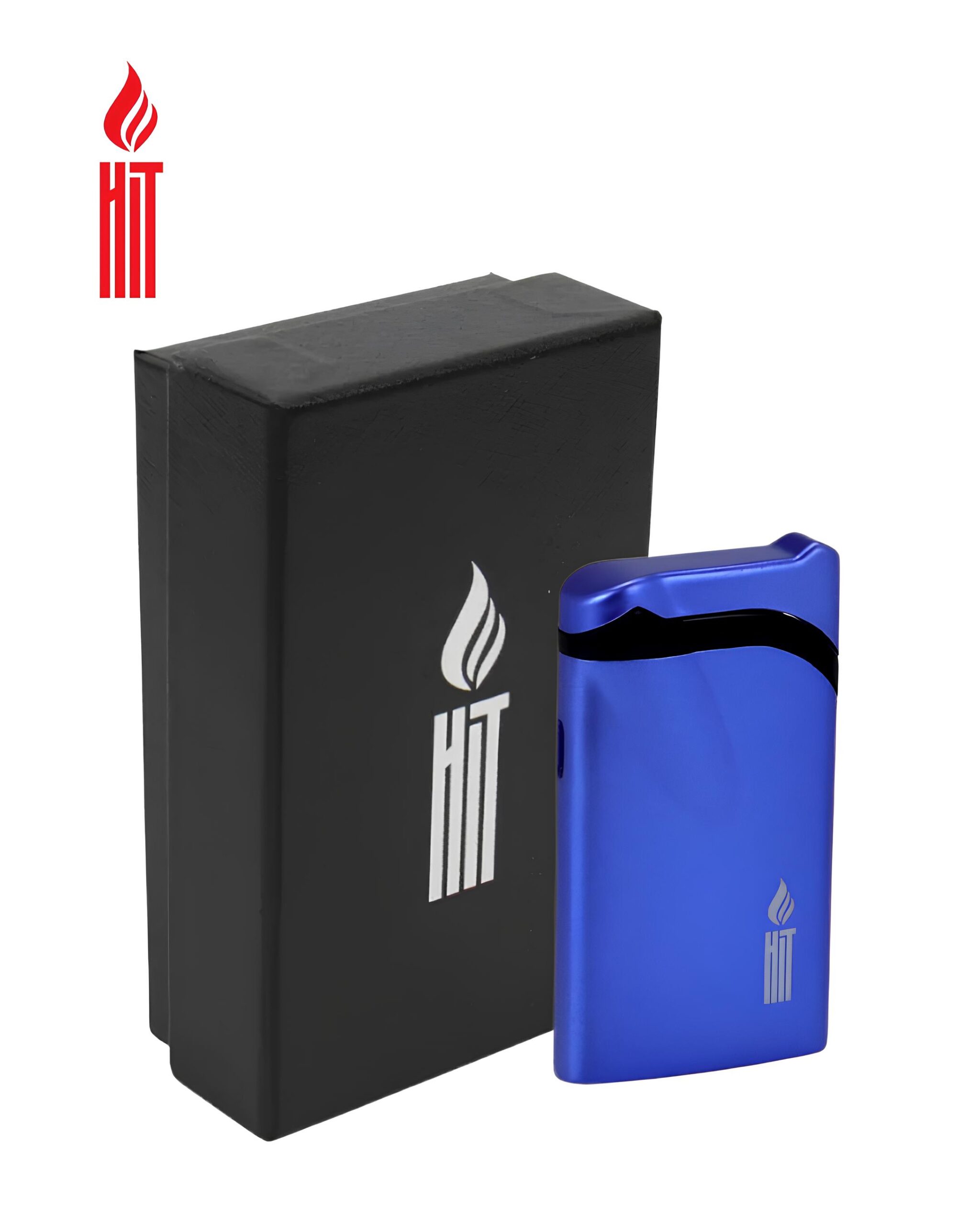 ACENDEDOR HIT PREMIUM SLIM FLAME PRETO / AZUL UN