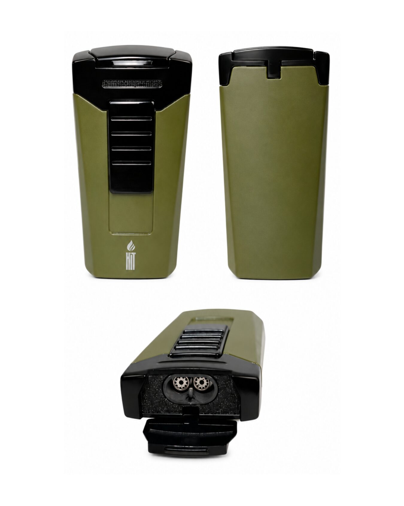 ACENDEDOR PREMIUM (METAL) HIT VULCAN MILITARY GREEN